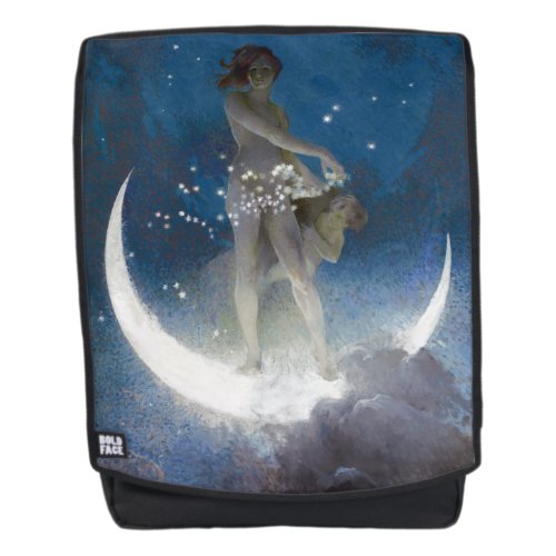 Artemis Moon Goddess Scattering Night Stars Backpack