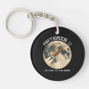 Artemis moon mission keychain