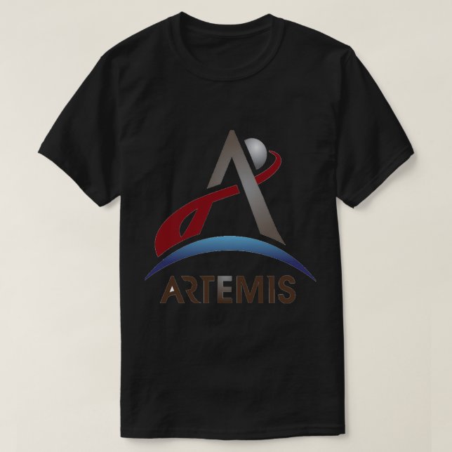 Artemis New NASA Official Logo   T-Shirt (Design Front)
