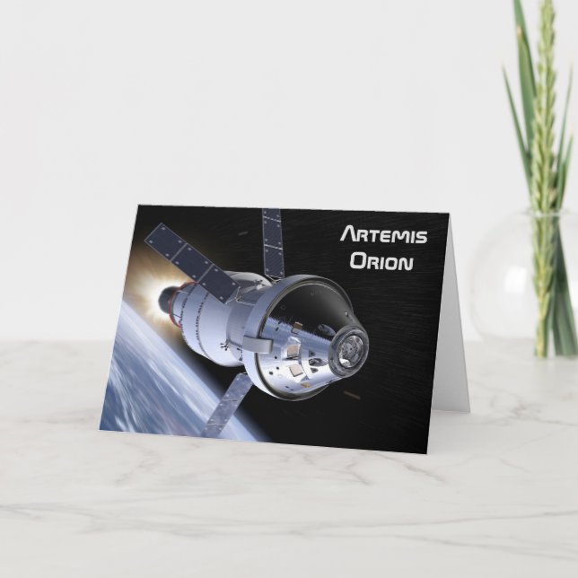 Artemis Orion SLS Moon Mission Card (Front)