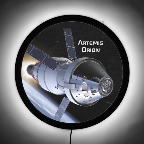 Artemis Orion SLS Moon Mission LED Sign