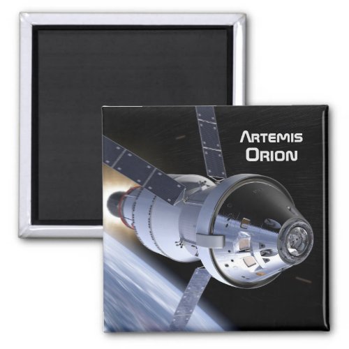 Artemis Orion SLS Moon Mission Magnet