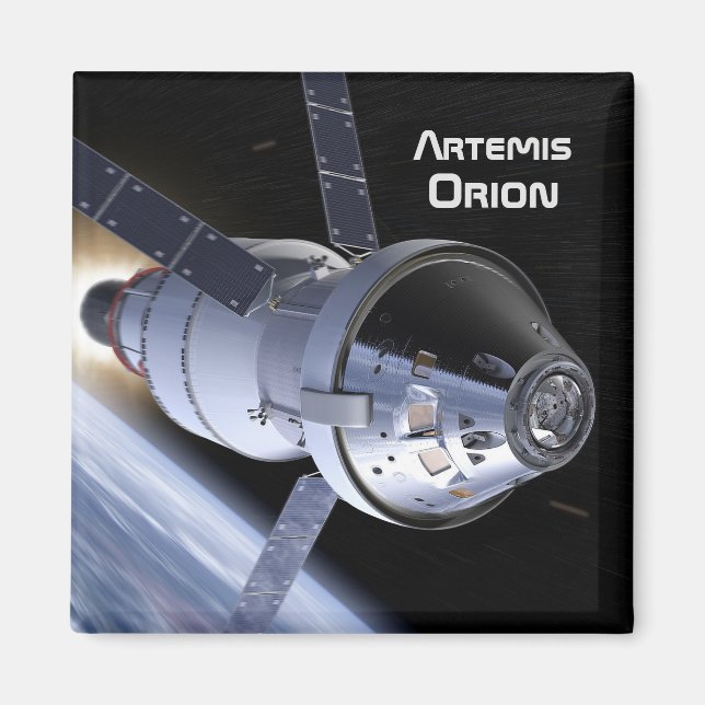 Artemis Orion SLS Moon Mission Magnet (Front)