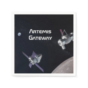 Artemis Orion SLS Moon Mission Napkins
