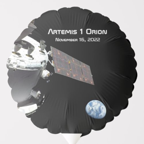 Artemis Orion Spacecraft Blue Marble Balloon
