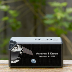 Artemis Orion Spacecraft Blue Marble Bluetooth Speaker