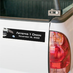 Artemis Orion Spacecraft Blue Marble Bumper Sticker