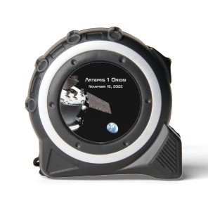 Artemis Orion Spacecraft Blue Marble Tape Measure