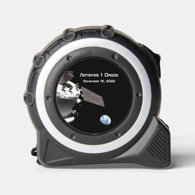 Artemis Orion Spacecraft Blue Marble Tape Measure (Front)