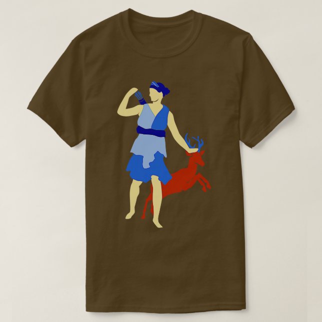 Artemisa Greek Goddess T-Shirt (Design Front)