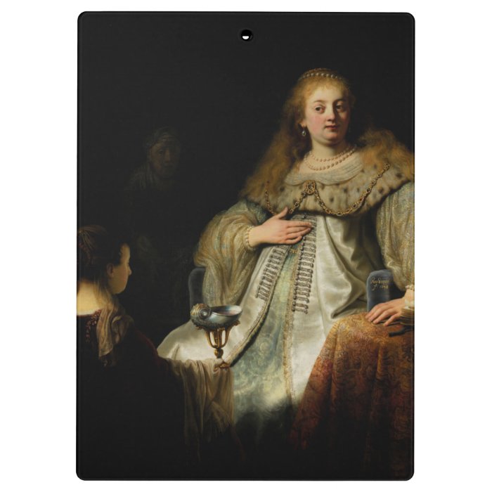 Artemisia by Rembrandt van Rijn Clipboards