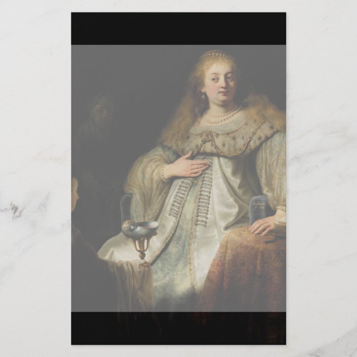 Artemisia by Rembrandt van Rijn Personalized Flyer