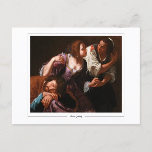 Artemisia Gentileschi 17 _ Fine Art Postcard