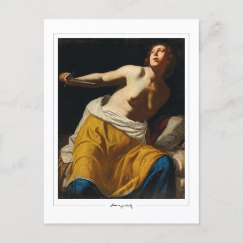 Artemisia Gentileschi 1 _ Fine Art Postcard