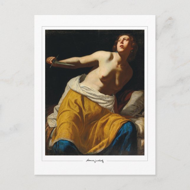 Artemisia Gentileschi #1 - Fine Art Postcard (Front)