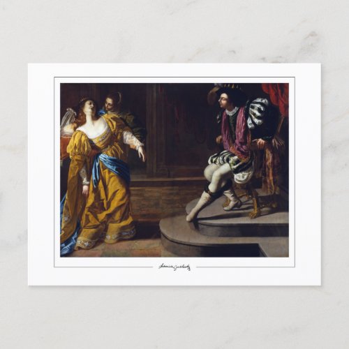 Artemisia Gentileschi 20 _ Fine Art Postcard