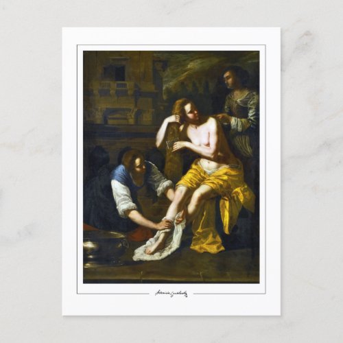 Artemisia Gentileschi 2 _ Fine Art Postcard