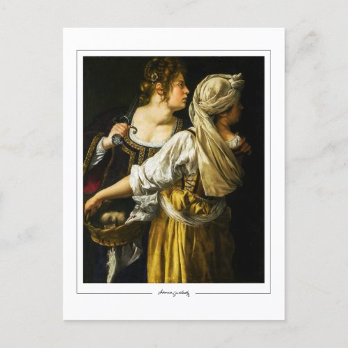 Artemisia Gentileschi 3 _ Fine Art Postcard