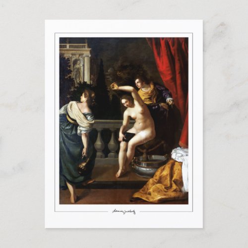 Artemisia Gentileschi 45 _ Fine Art Postcard