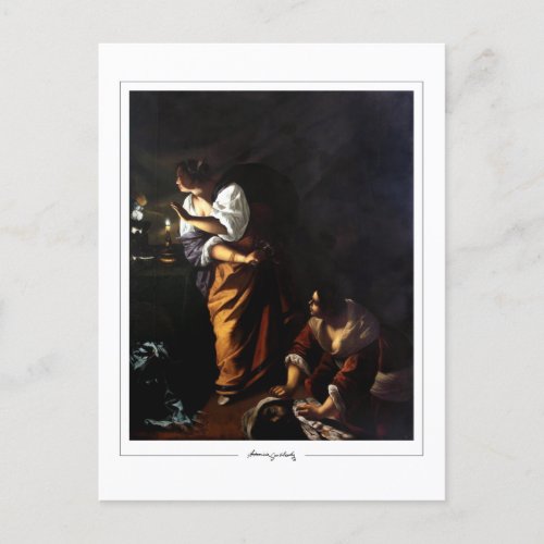 Artemisia Gentileschi 55 _ Fine Art Postcard