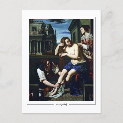 Artemisia Gentileschi 73 _ Fine Art Postcard