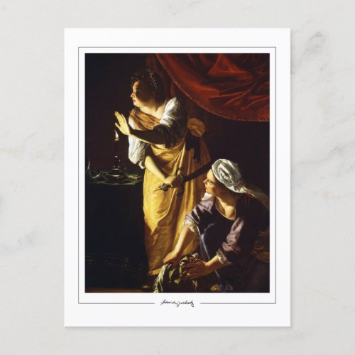 Artemisia Gentileschi 75 _ Fine Art Postcard