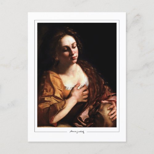 Artemisia Gentileschi 77 _ Fine Art Postcard