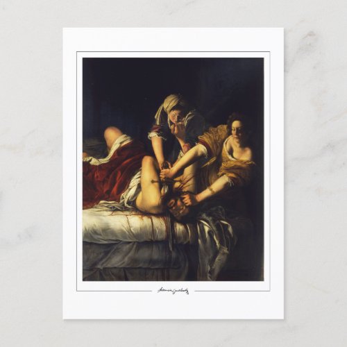 Artemisia Gentileschi 84 _ Fine Art Postcard