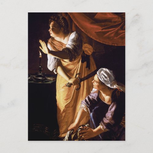 Artemisia Gentileschi Art Postcard