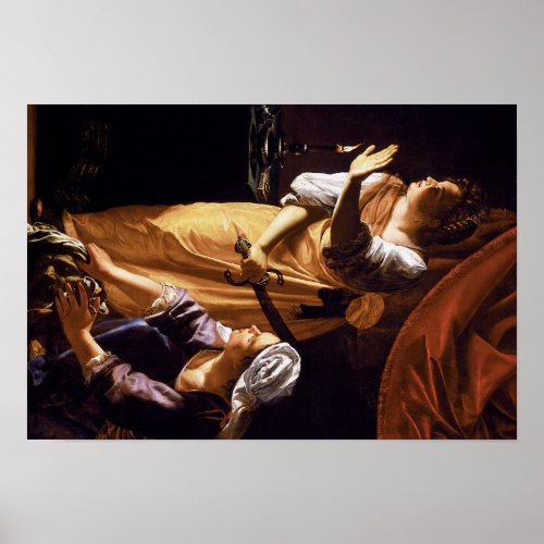 Artemisia Gentileschi Art Poster