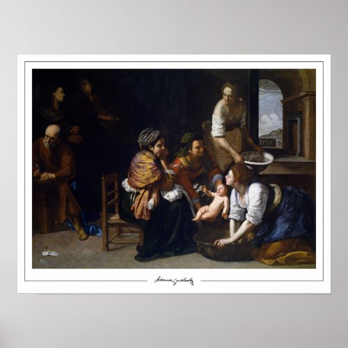 Artemisia Gentileschi Zedign Art Poster 13