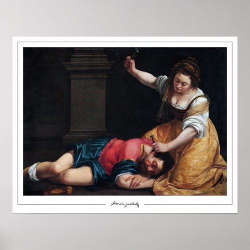 Artemisia Gentileschi Zedign Art Poster 14