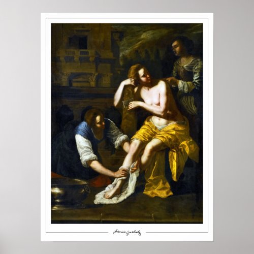 Artemisia Gentileschi Zedign Art Poster 2