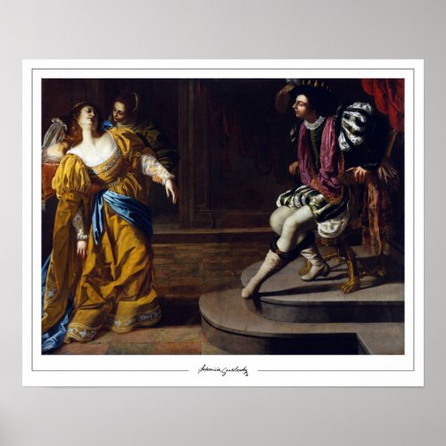 Artemisia Gentileschi Zedign Art Poster 20