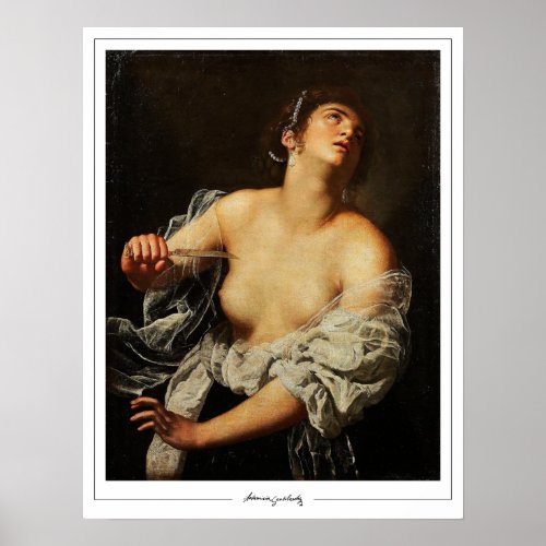 Artemisia Gentileschi Zedign Art Poster 35