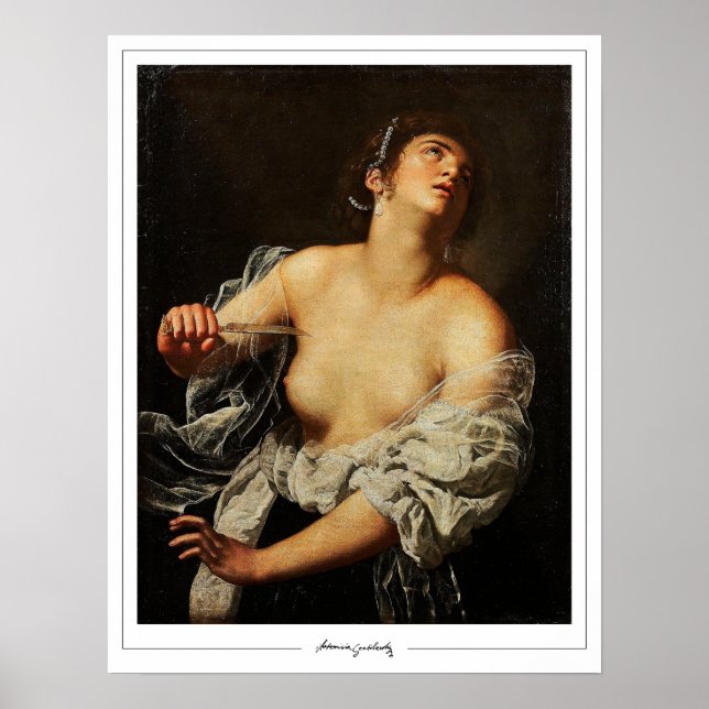 Artemisia Gentileschi Zedign Art Poster #35 (Front)