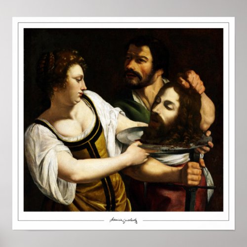 Artemisia Gentileschi Zedign Art Poster 36