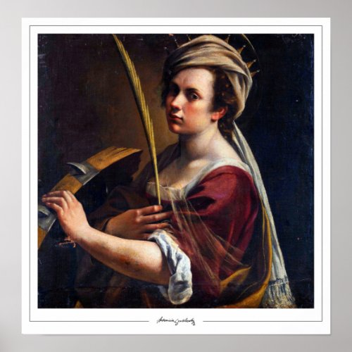 Artemisia Gentileschi Zedign Art Poster 4