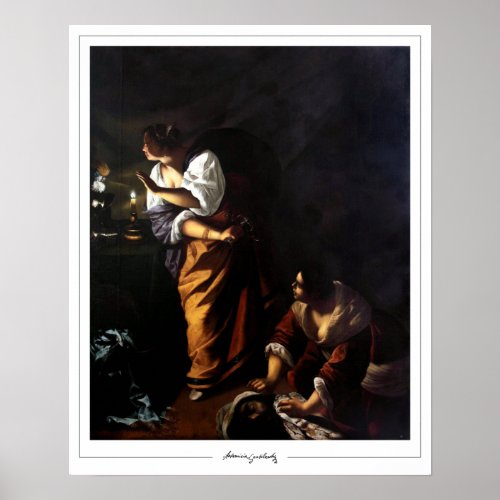 Artemisia Gentileschi Zedign Art Poster 55