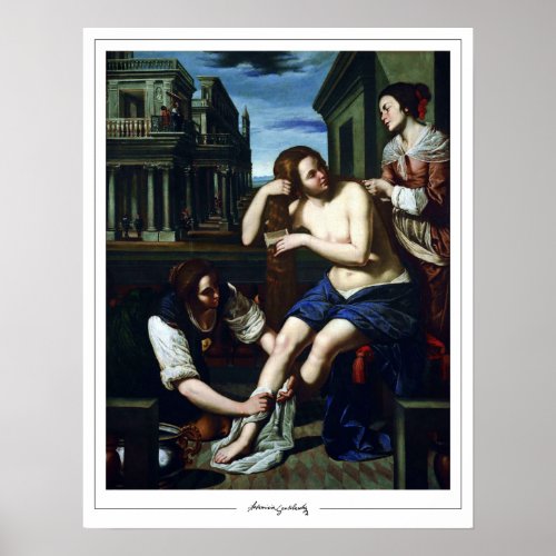 Artemisia Gentileschi Zedign Art Poster 73