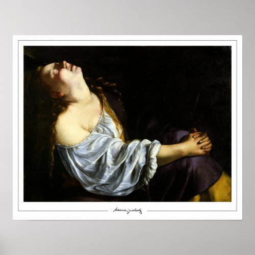 Artemisia Gentileschi Zedign Art Poster 86