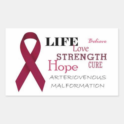 Arteriovenous Malformation Awareness Sticker