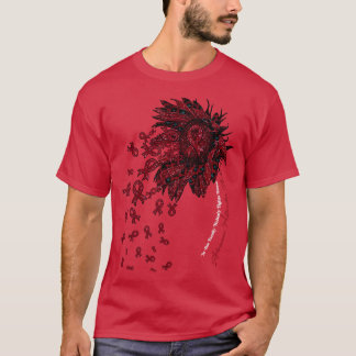 Arteriovenous Malformation Awareness sunflower nob T-Shirt
