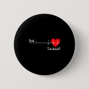 Artery Open, Heart Diseases Surgery Heartbeat  Button