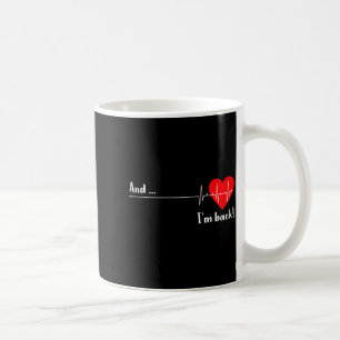 Artery Open, Heart Diseases Surgery Heartbeat  Coffee Mug