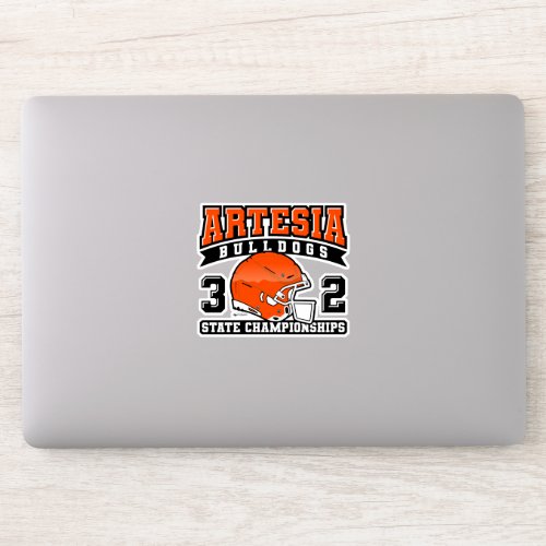 Artesia Bulldogs 32 State Championships Sticker