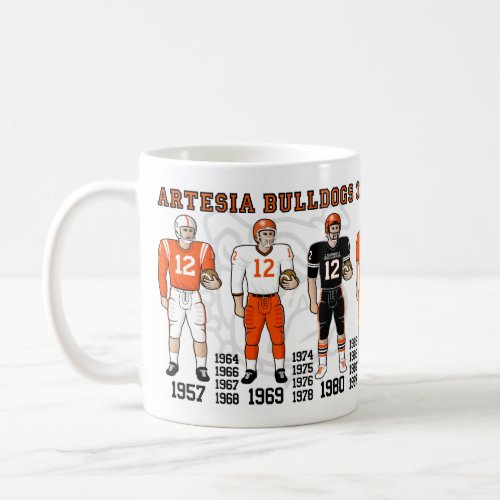 Artesia Bulldogs Football State Champ Uniforms Mug