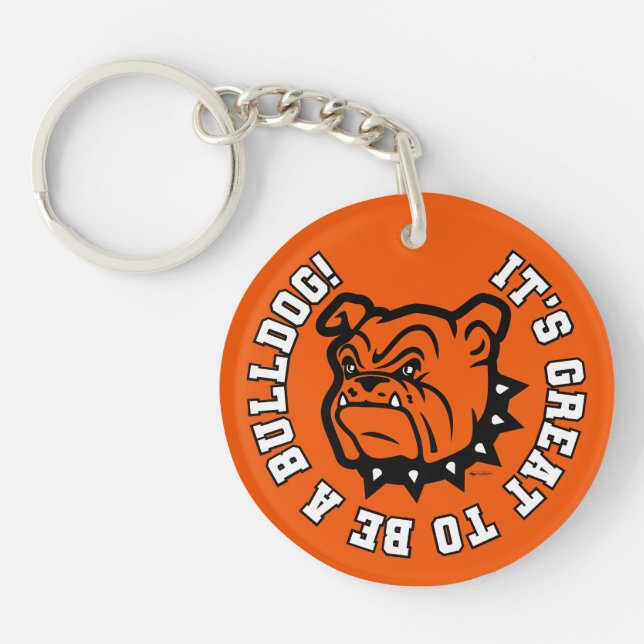 Artesia Bulldogs "It's Great To Be A Bulldog" Keychain (Front)