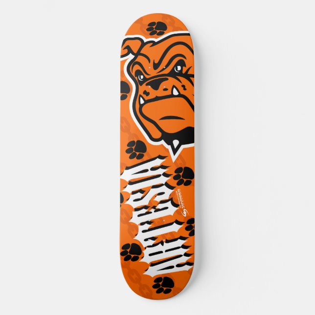 Artesia Bulldogs Skateboard Deck (Front)