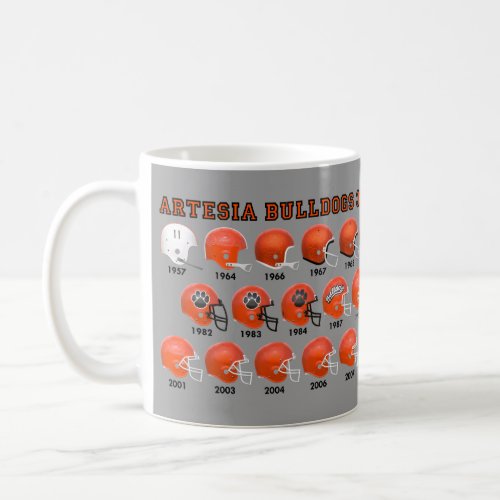 Artesia Bulldogs State Champs Helmet Mug